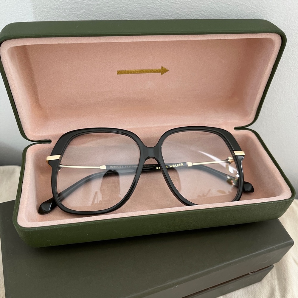 Karen Walker Harriet Alt Fit Frames in Olive